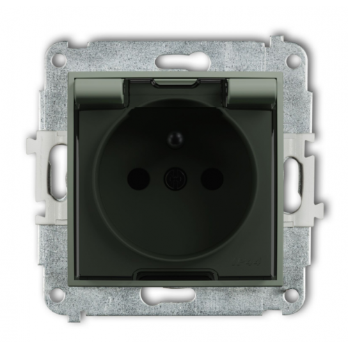 KARLIK ICON Gniazdo bryzgoszczelne z uziemieniem klapka dymna szałwiowy - przechwytywanie[263].png